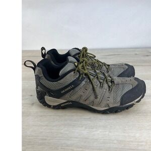 Merrell Moab Vibram 3 Mens Hiking Shoes Grey Black Sz 13 Hiking Boots Waterproof